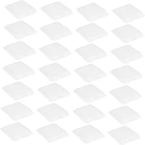 40pcs Empty Blush Highlighter Box Diy Makeup Palette Plastic Eyeshadow Plate