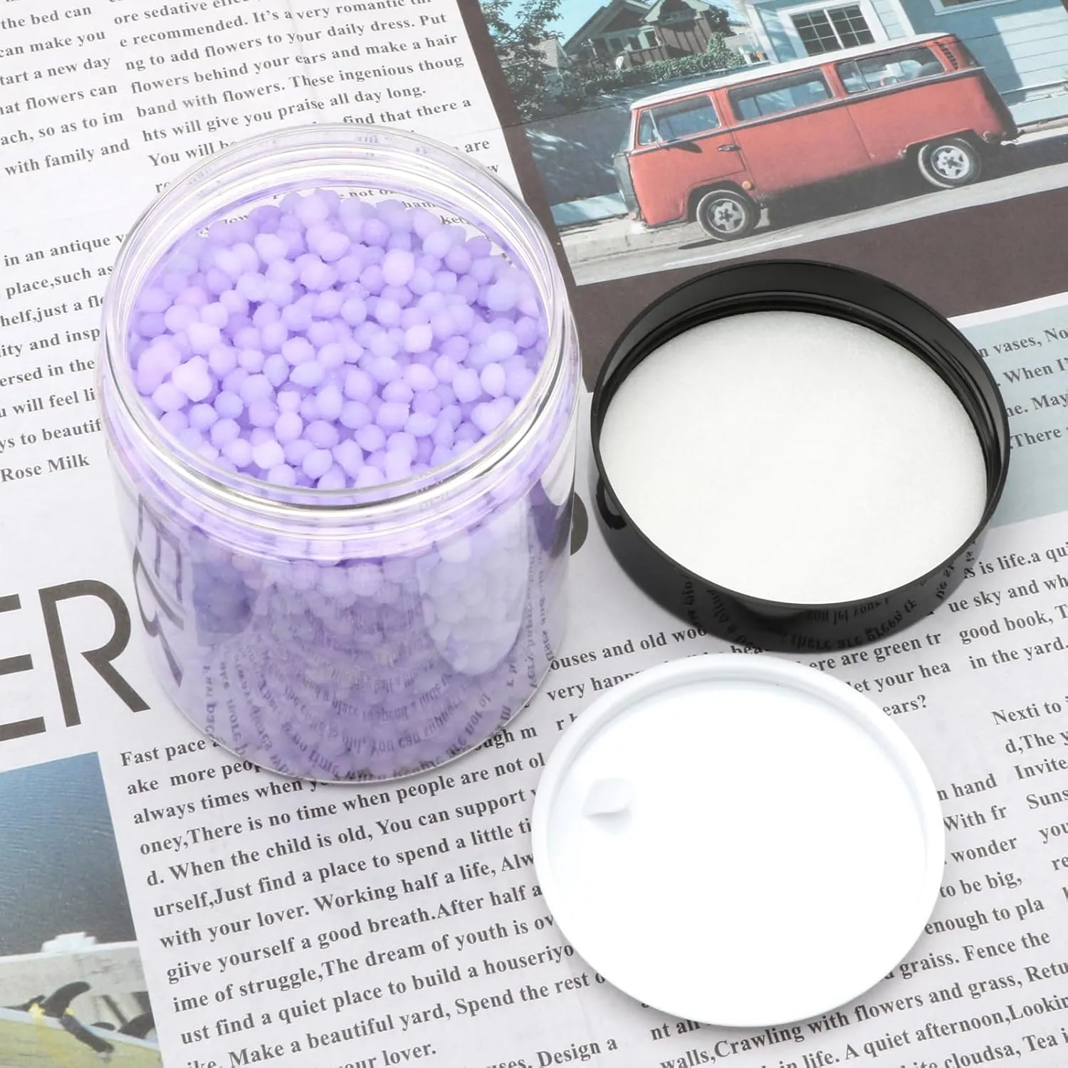 48 Pack 8oz Plastic Containers with Lids, Jars with Lids, Great for storing,lip balms, creams, ointments, cosmetics, samples