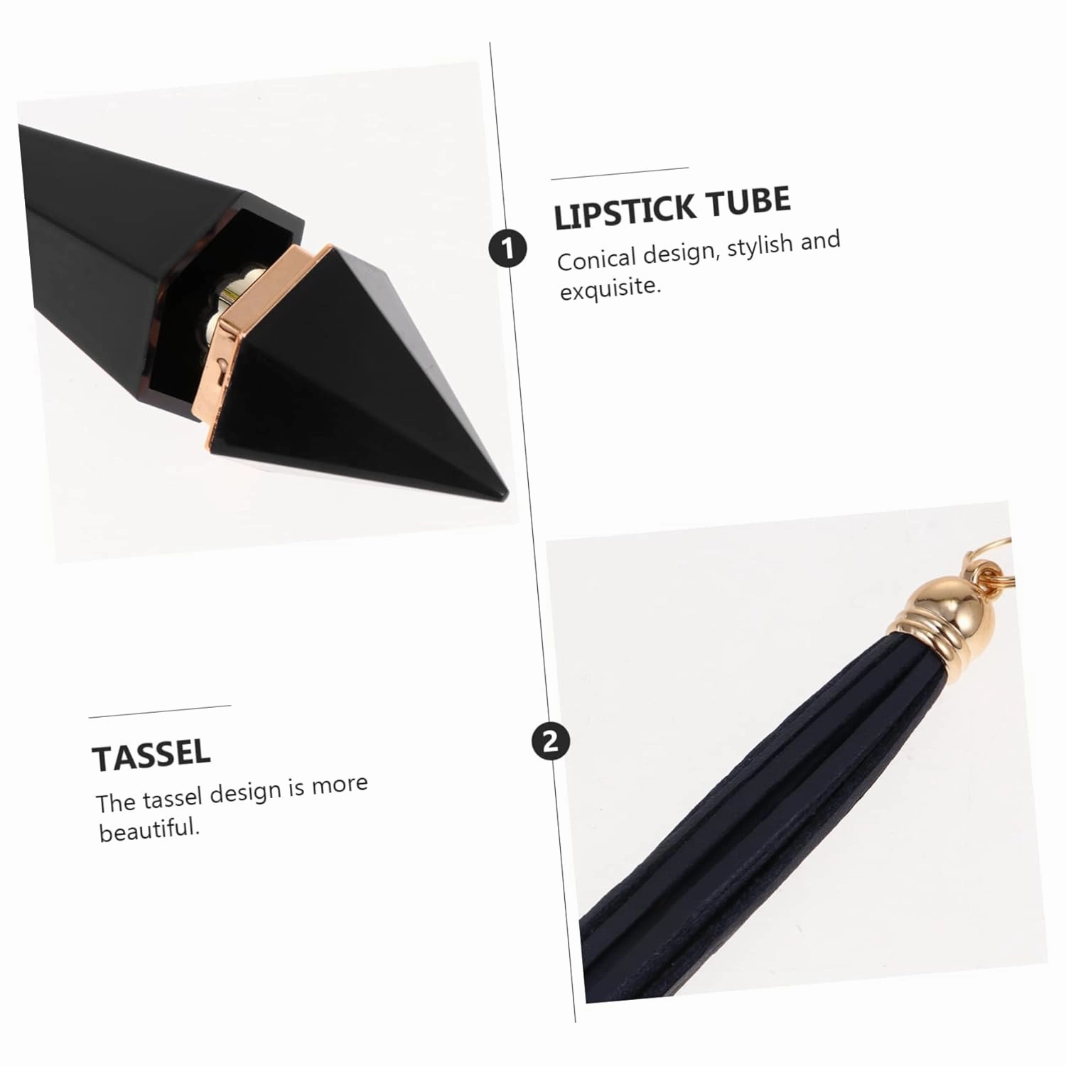 5pcs Su Lipstick Tube Lip Gloss Keychain Pink Fringe Refillable Lip Gloss Tubes Makeup Sample Holder Tubes Empty Cosmetic Bottle Keychain Tassel Travel Wax Tube Cute