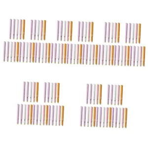 5sets Lipstick Applicator Wands Reusable Lip Brush Set Lip Brush Retractable Concealer 5pcs*5