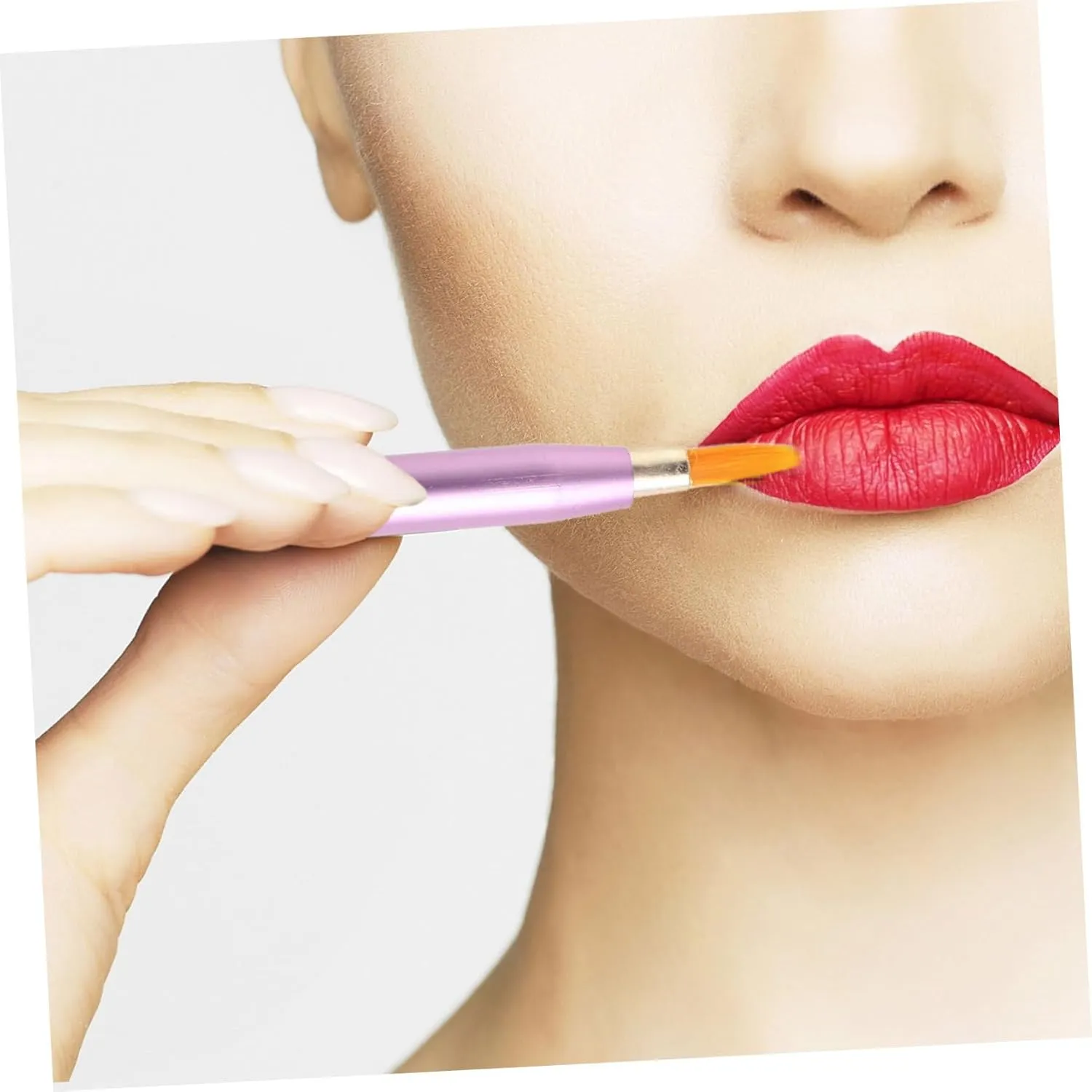 5sets Lipstick Applicator Wands Reusable Lip Brush Set Lip Brush Retractable Concealer 5pcs*5