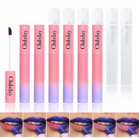 6PC Matte Lip Stain, Peel Off Lip Tint, Lip Tattoo, High Pigmented Tear-off Lip Gloss, Moisturizing Hydrating Liquid Lipsticks Set, No-Sticky Lip Balm Oil, Lip Care for All Skin Tones, 176