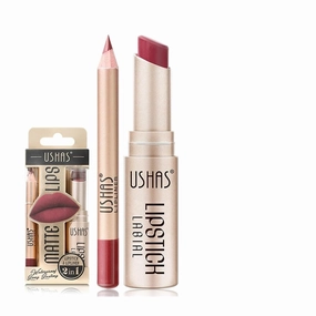 6PC Matte Lipstick Lip Liner Non-stick Cup Long-lasting Waterproof Nude Lipstick Lipstick 6 Colors (Color : S4)