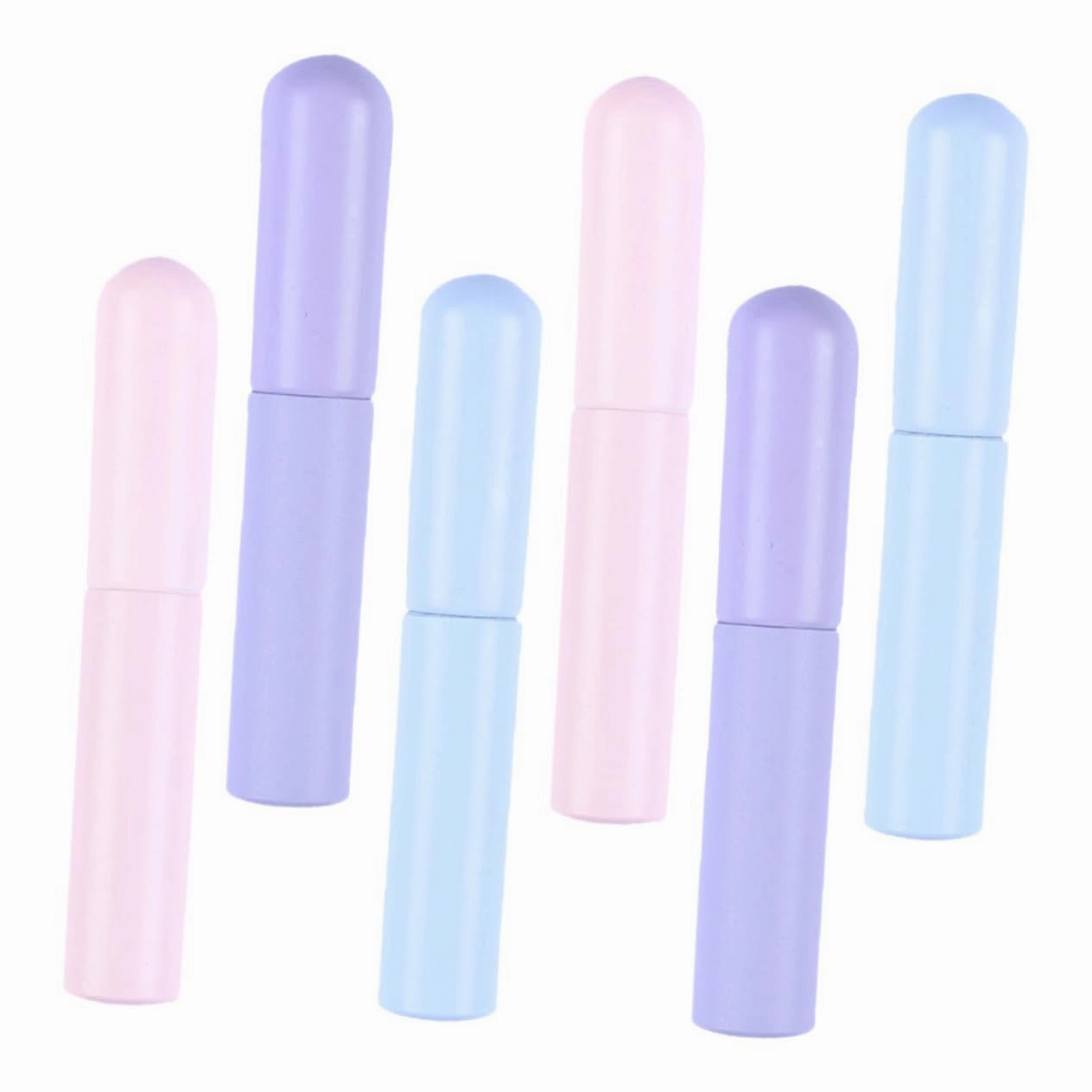 6pcs Portable Lip Brush Makeup Applicator for Lipstick Lip Gloss Precision Tool for Effortless Application for Beauty Enthusiasts Travelers