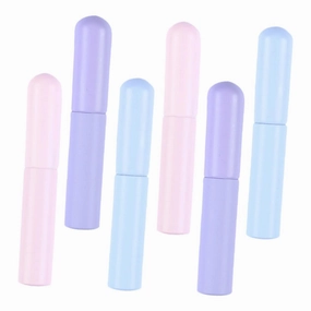 6pcs Portable Lip Brush Makeup Applicator for Lipstick Lip Gloss Precision Tool for Effortless Application for Beauty Enthusiasts Travelers