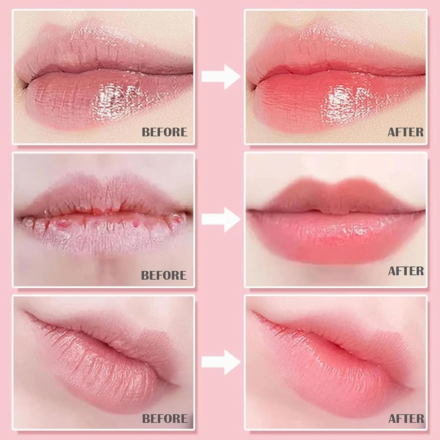 8 PCS Bee Lip Balm Honey Pot, Fruity Mask Overnight Hydrating Prevention for Dry and Cracked Lips, Scrubs Exfoliator Care, Sleeping Mask Reduces Lines