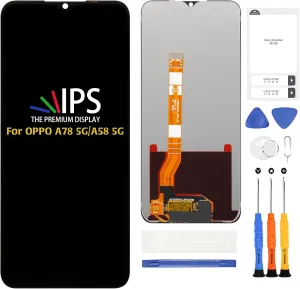 A-MIND for Oppo A78 5G CPH2483 CPH2495 6.56" LCD Screen Replacement LCD Display Touch Digitizer Screen Assembly with Repair Tools