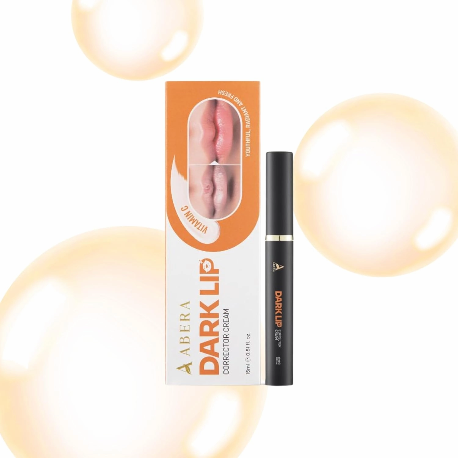 ABERA Dark Lips Corrector Cream, Lip Lightening For Dark Lips For Men & Women, Moisturizing Lip Plumper with Shea Butter