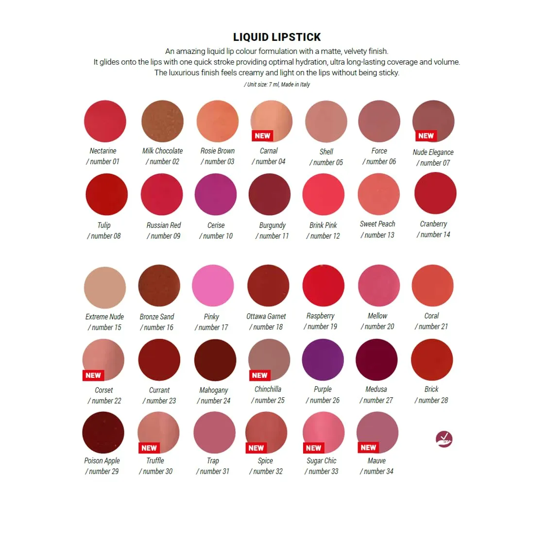aden - 2 in 1 - Matte Liquid Lipstick & Lip liner Set - 7ML - Non-Smudge & Quick Drying - Highly Pigmented - Long Duration with Hydration - Made in Italy (02 Chocolate Milk)