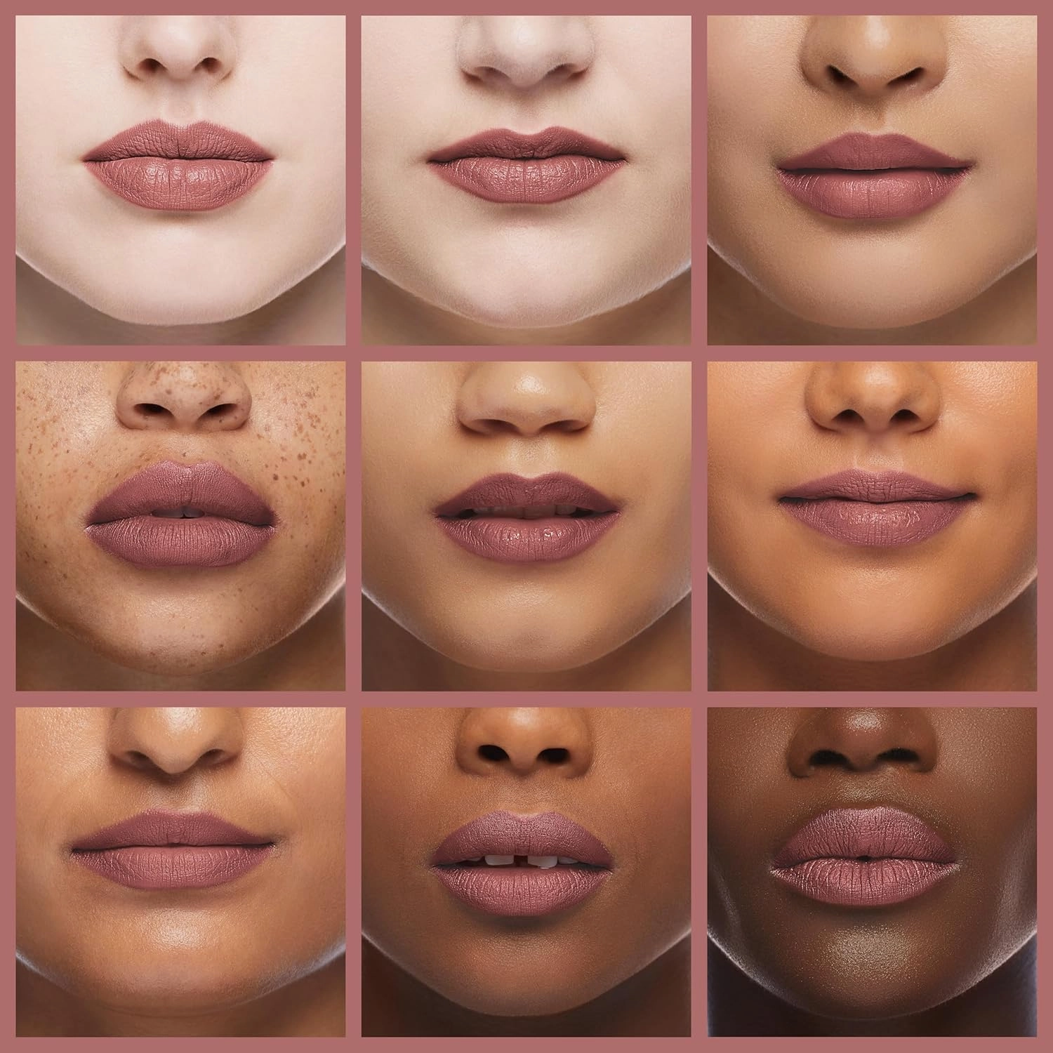 aden - 2 in 1 - Matte Liquid Lipstick & Lip liner Set - 7ML - Non-Smudge & Quick Drying - Highly Pigmented - Long Duration with Hydration - Made in Italy (03 Rosie Brown)