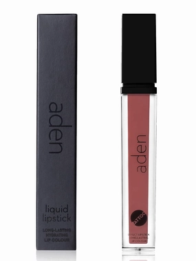 aden Tattoo Matte Lipstick - 7ML - Highly Pigmented - Provides Non-Shinny, Non Smudging and Velvety Finish – Water Proof Made in Italy (02 Sweet Biscuit)
