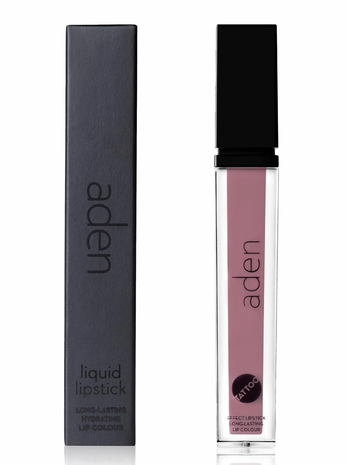 aden Tattoo Matte Lipstick - 7ML - Highly Pigmented - Provides Non-Shinny, Non Smudging and Velvety Finish – Water Proof Made in Italy (03 Soft Pink)