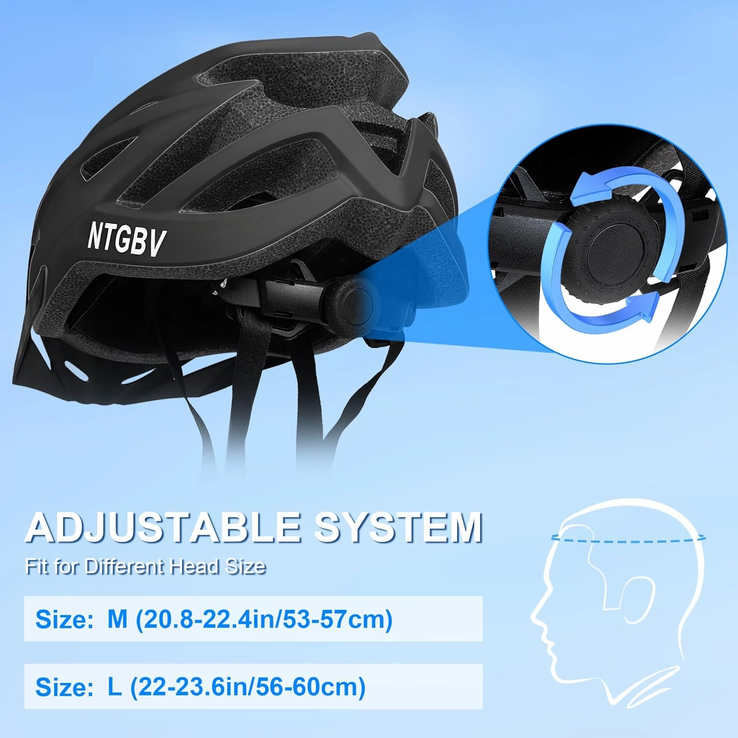 Adult Bike Helmet for Men/Women with Helmet Bag 2 Removable Moisture-Wicking Liners & Visors Lightweight Shockproof Adjustable Design CPSC 1203 & EN 1078 Safety Certified for Road/Commute/MTB