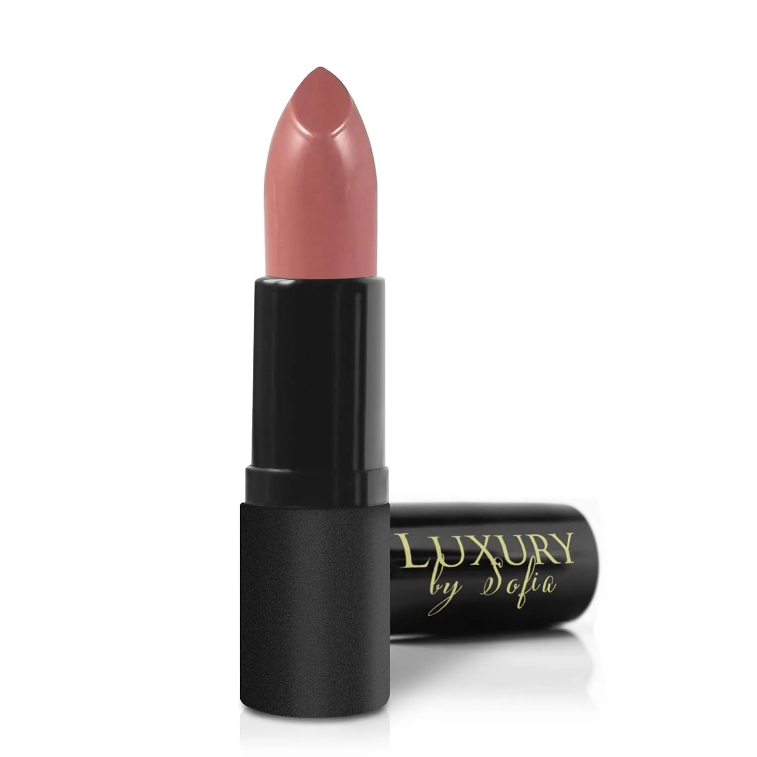 All Natural Lipstick, Semi Matte Lip Color, Moisturizing Lipstick, Non Toxic, Non GMO, Highly Pigmented, Long Lasting Lipstick, Vegan Makeup for Women (Honor)