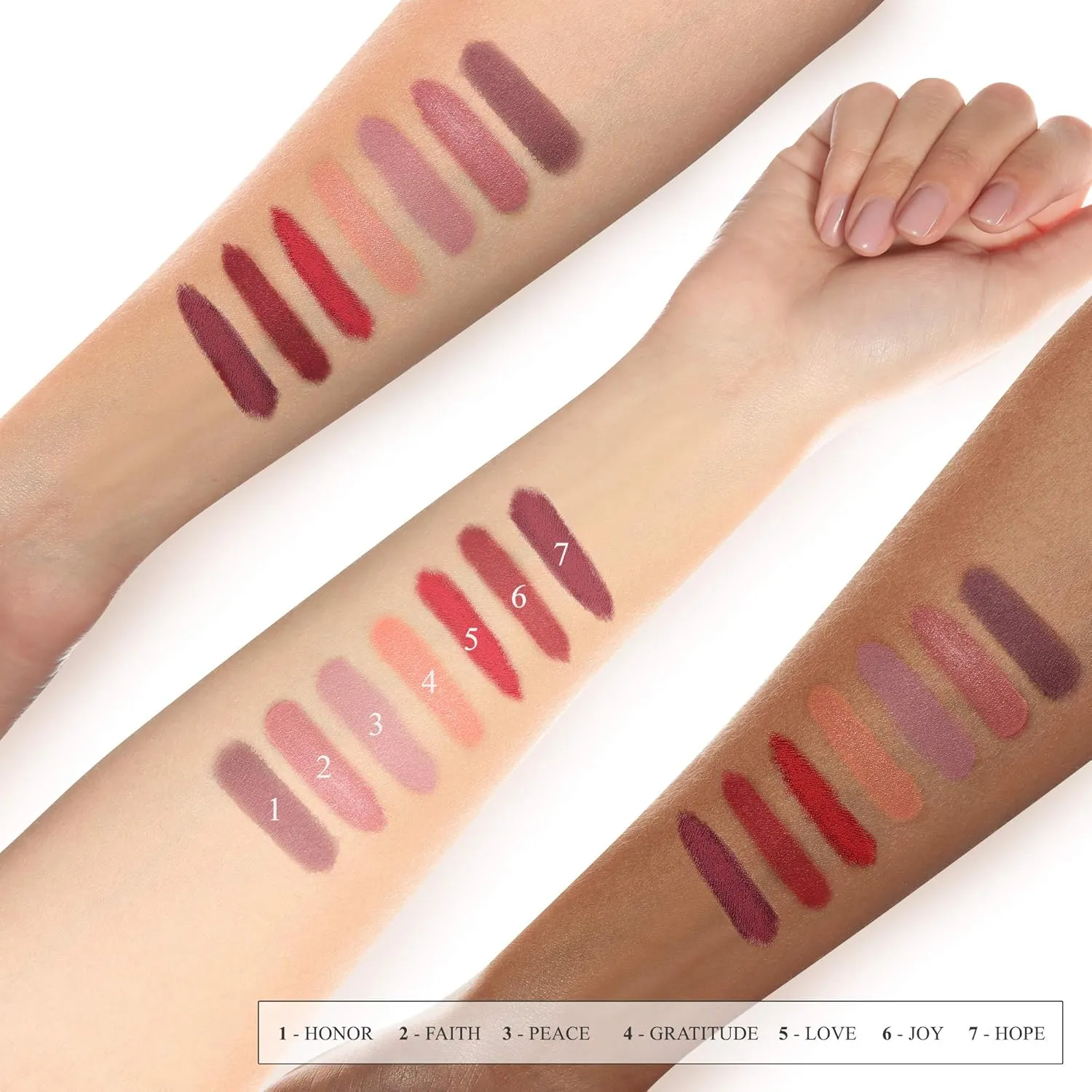 All Natural Lipstick, Semi Matte Lip Color, Moisturizing Lipstick, Non Toxic, Non GMO, Highly Pigmented, Long Lasting Lipstick, Vegan Makeup for Women (Honor)