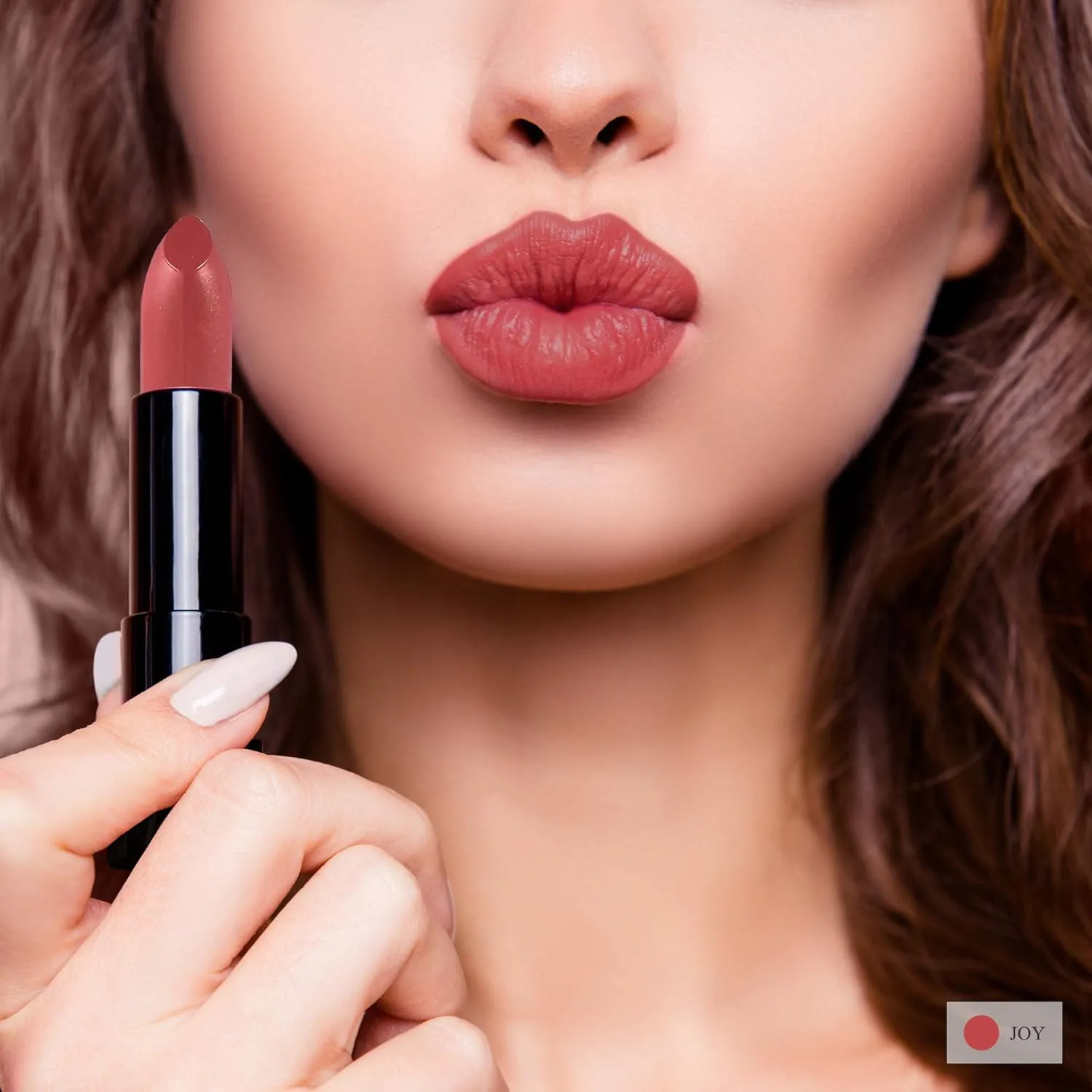 All Natural Lipstick, Semi Matte Lip Color, Moisturizing, Long Lasting, Vegan Makeup for Women (7 Shades)
