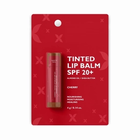 AMC Tinted Lip Balm for Men and Women with SPF 20  for Dark Lips to Lighten, Love Moisturizes & Nourishes, Hydrates Dry & Chapped Lips, 100% Vegan 4gm Cherry