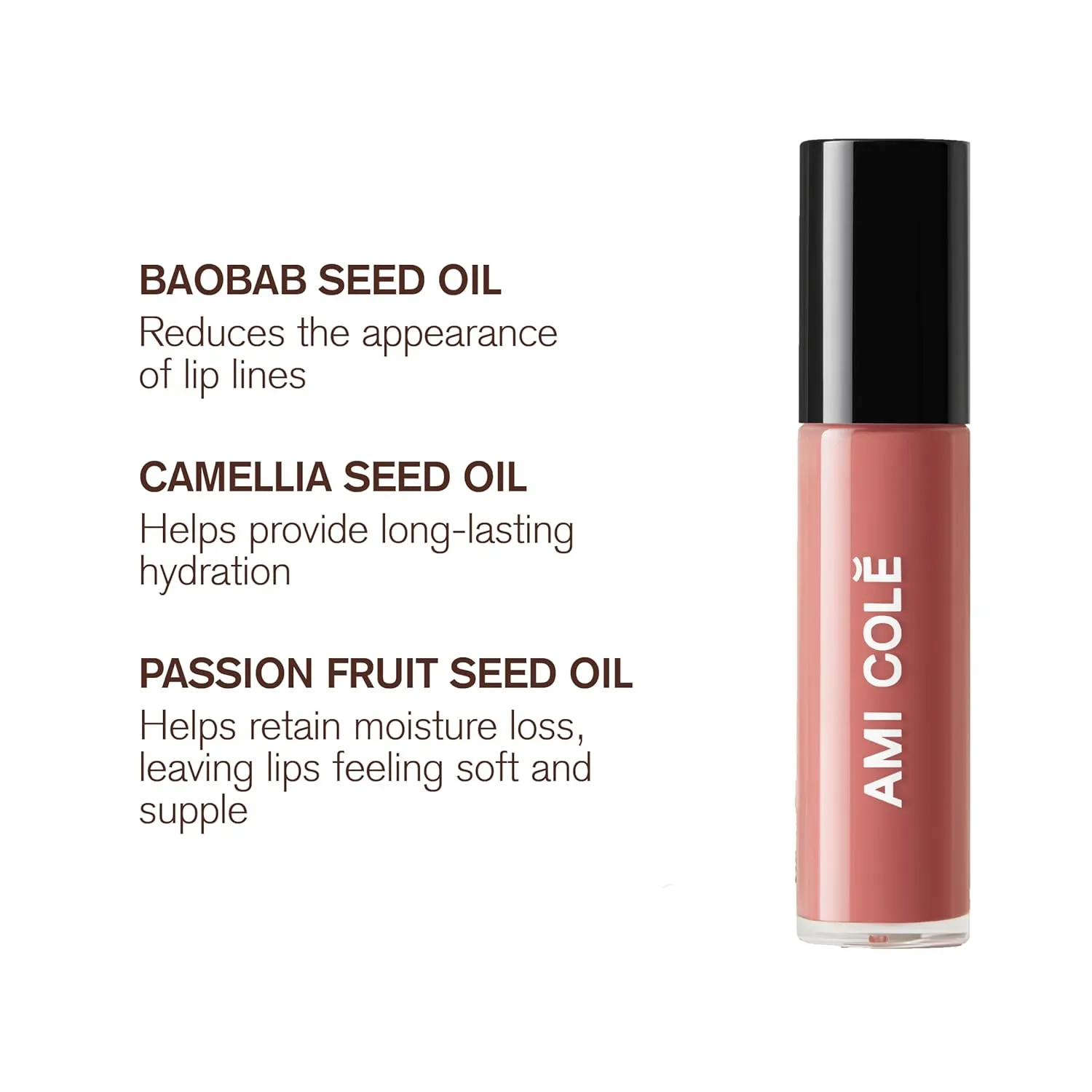 AMI COLÉ Hydrating Lip Treatment Oil (Bliss), 0.15oz