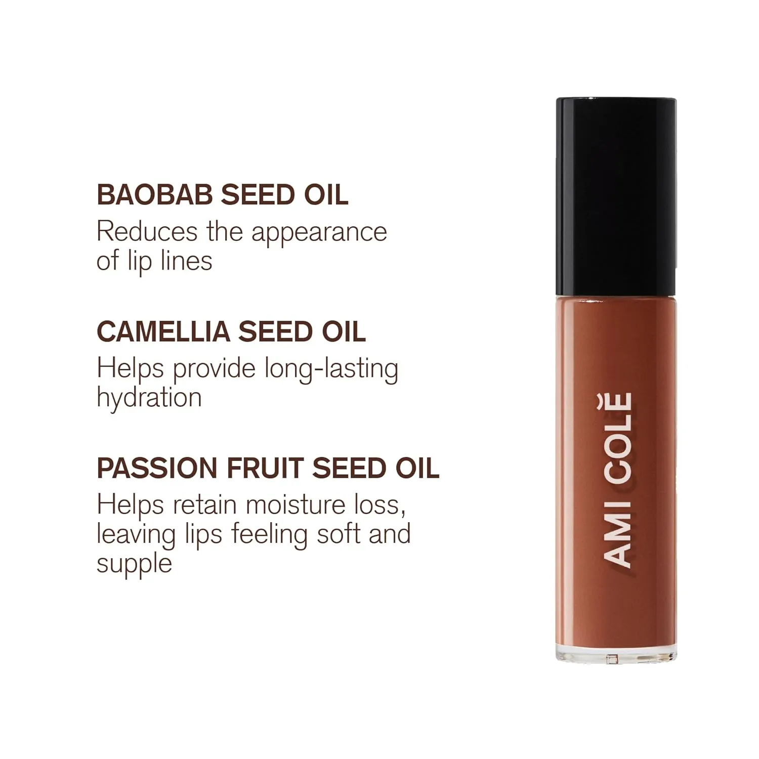 AMI COLÉ Hydrating Lip Treatment Oil (Excellence), 0.15oz