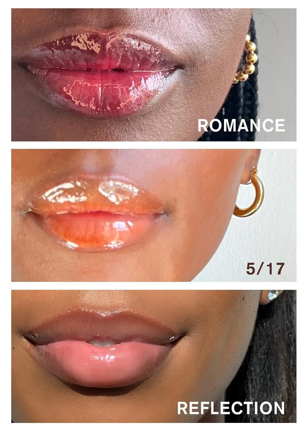 AMI COLÉ Hydrating Lip Treatment Oil (Lip Trio), 0.15oz