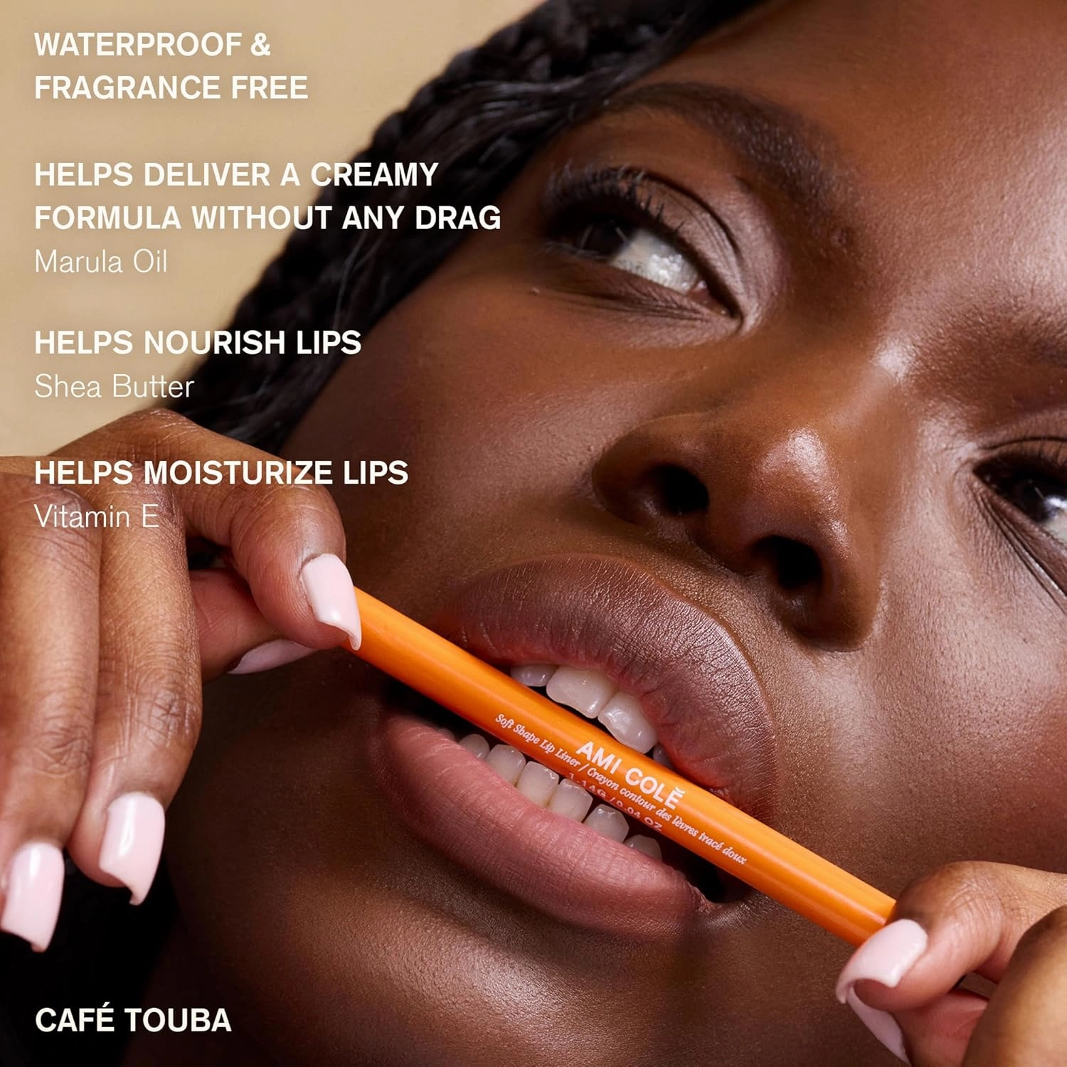 AMI COLÉ Soft Shape Lip Liner (Midnight - a rich chocolate), 0.04 oz
