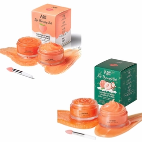 ANAI RUI Lip Scrub & Lip Mask Christmas Gifts,Stocking Stuffers, Lip Exfoliator Scrub and Moisturizer, skincare gift set