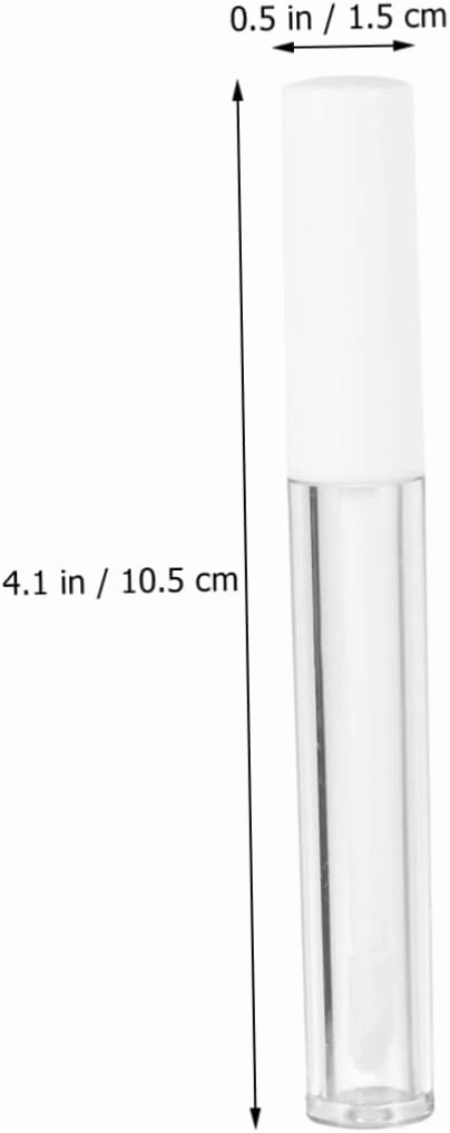 Angoily 3sets 2.5 Empty Lipstick Tube Wand Refillable Lip Gloss Containers for Cosmetics 10pcs*3