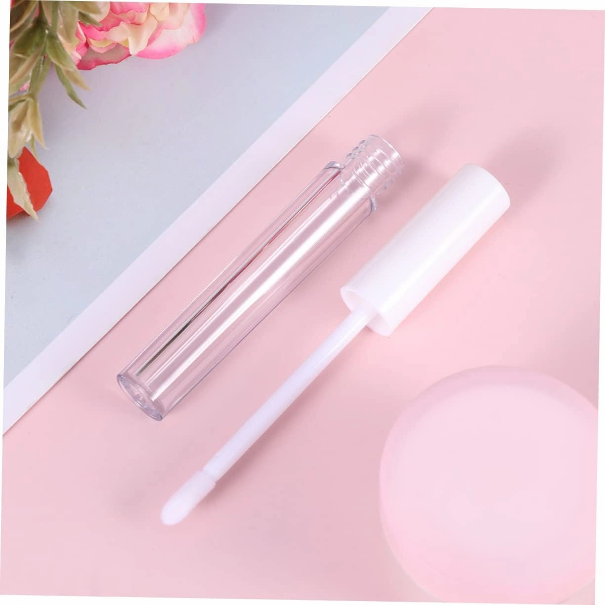 Angoily 3sets 2.5 Empty Lipstick Tube Wand Refillable Lip Gloss Containers for Cosmetics 10pcs*3