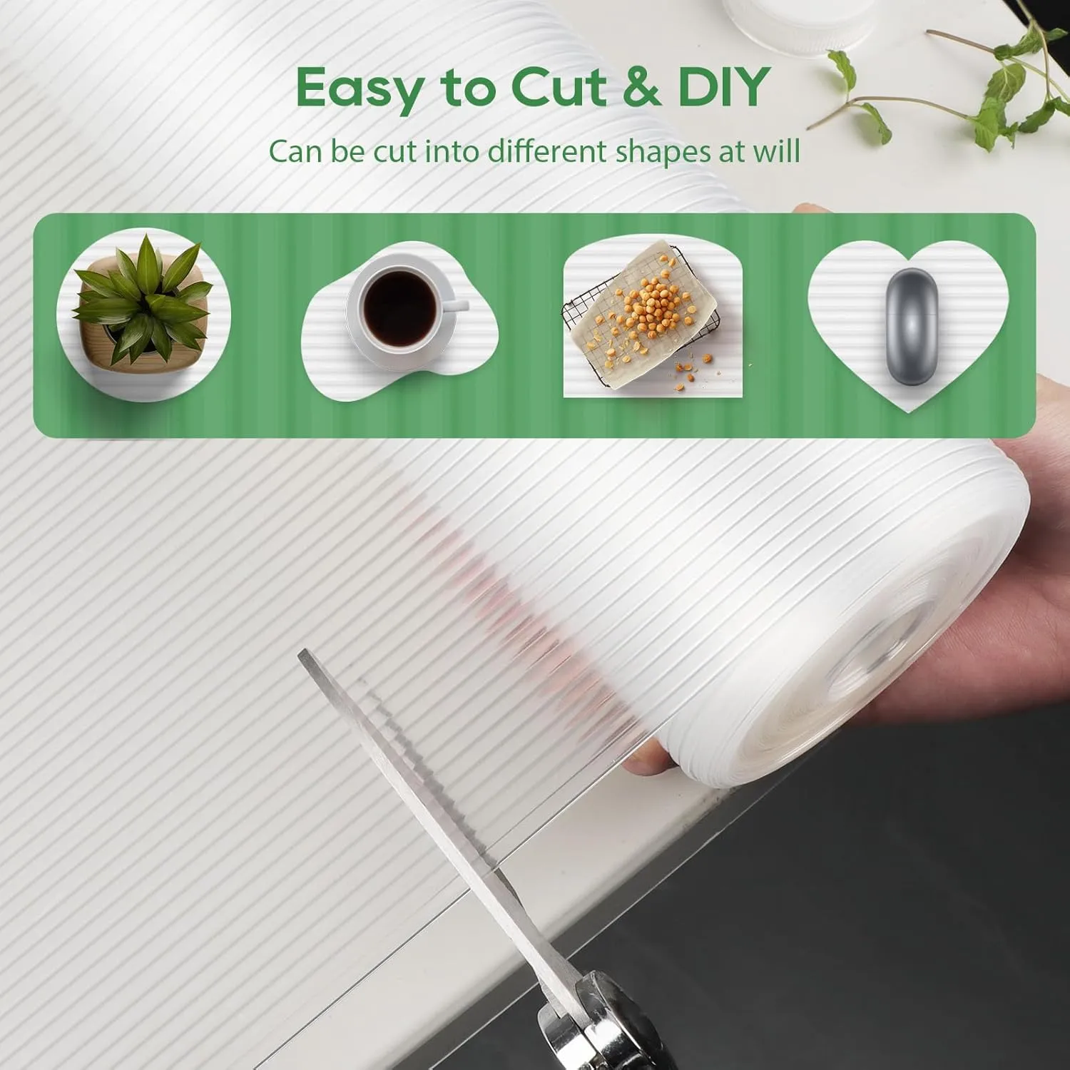 Anoak Shelf Liner Cabinet Liner, Non Adhesive Drawer Liner, Washable 16 Inch x 20 FT x 2Rolls Waterproof Durable Non-Slip Shelf Liners for Kitchen, Drawer, Refrigerator