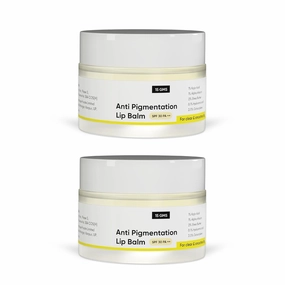 Anti Pigmentation Lip Balm with Kojic Acid, Alpha Arbutin & Shea Butter for Smooth, Crack Free & Clear Lips, SPF 30 PA  , For Men & Women, (Pack of 15GMS X 2)