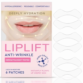 Anti Wrinkle Patches for Lip, Overnight Smoothing Wrinkles - Anti-Wrinkle Silicone Facial Patch-es for Lip, Fine Lines Wrinkle Pa-tches for Smile Line & Li-p Area