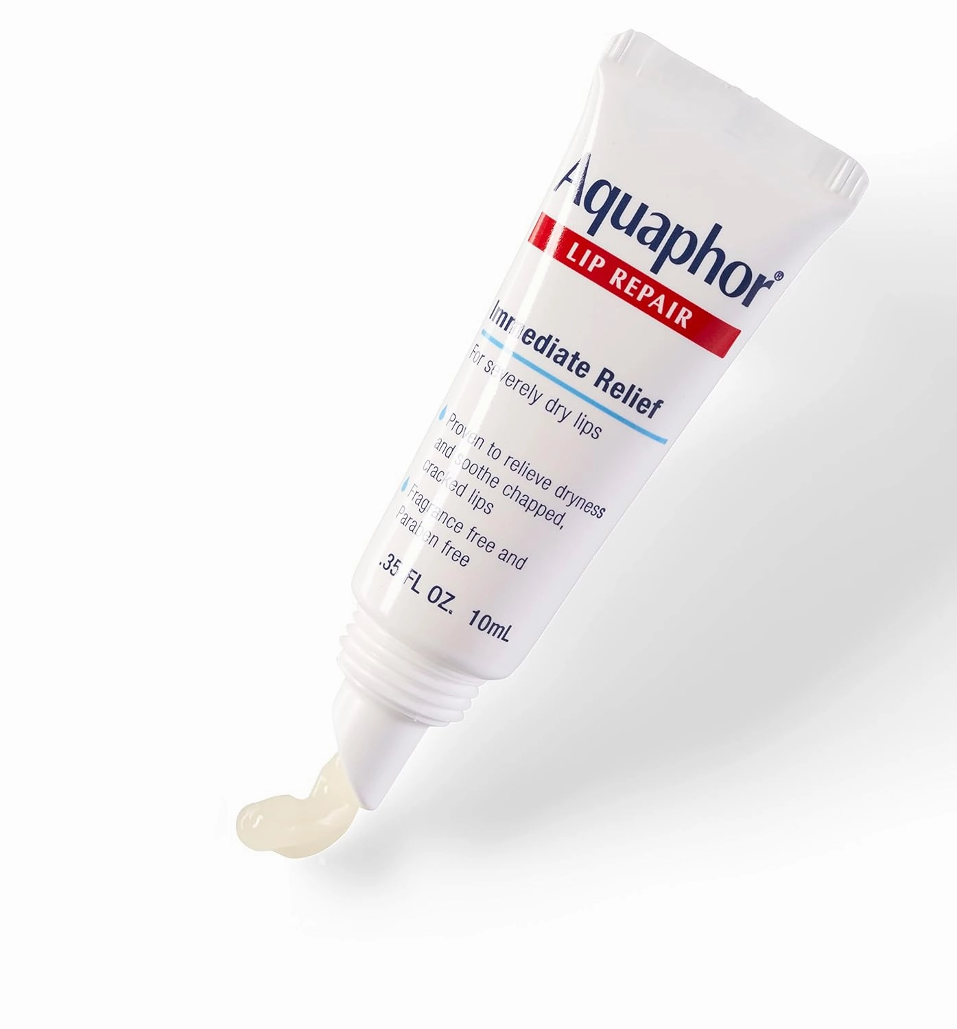 Aquaphor Lip Repair Ointment - Long-lasting Moisture to Soothe Dry Chapped Lips - .35 fl. oz. Tube (Pack of 48)