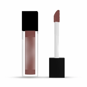 Ar.avi Org.anic Dark Nude Soft Matte Long Stay Lipstick - Matte Liquid Lipstick With Almond Oil & Vitamin E - Waterproof & Ultra Smooth - 1.5 ml