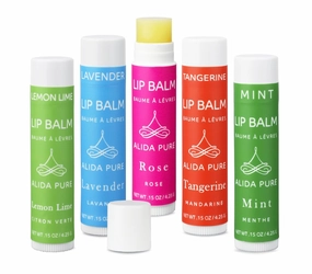 Aria, Floral & Mint Lip Balm Collection Bundle - 11 Vegan Lip Balms - Moisturizing, Nourishing, Soothing & Protecting - Made in USA with Biodegradable Packaging
