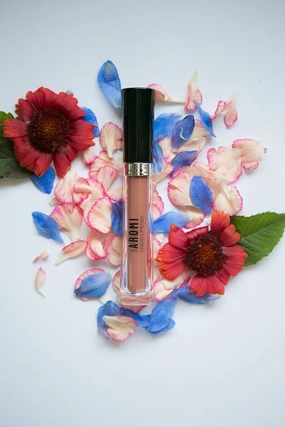 Aromi Matte Liquid Lipstick | Long Lasting, Waterproof, Sand Beige Lip Shade, Tan, Smudge   Transfer Proof, Gluten Free, Vegan Makeup (Caramel Nude)