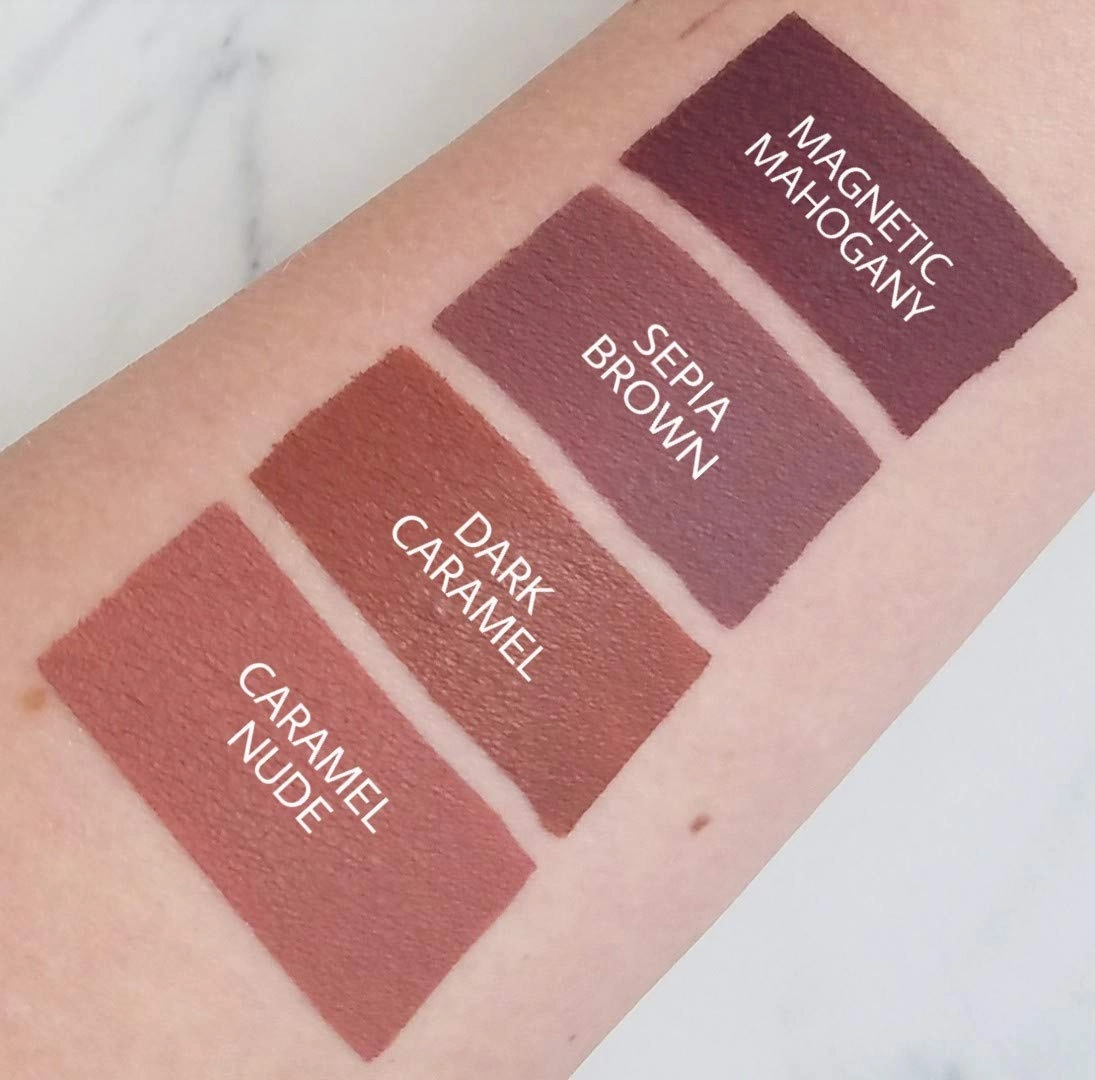 Aromi Matte Liquid Lipstick | Long Lasting, Waterproof, Sand Beige Lip Shade, Tan, Smudge   Transfer Proof, Gluten Free, Vegan Makeup (Caramel Nude)