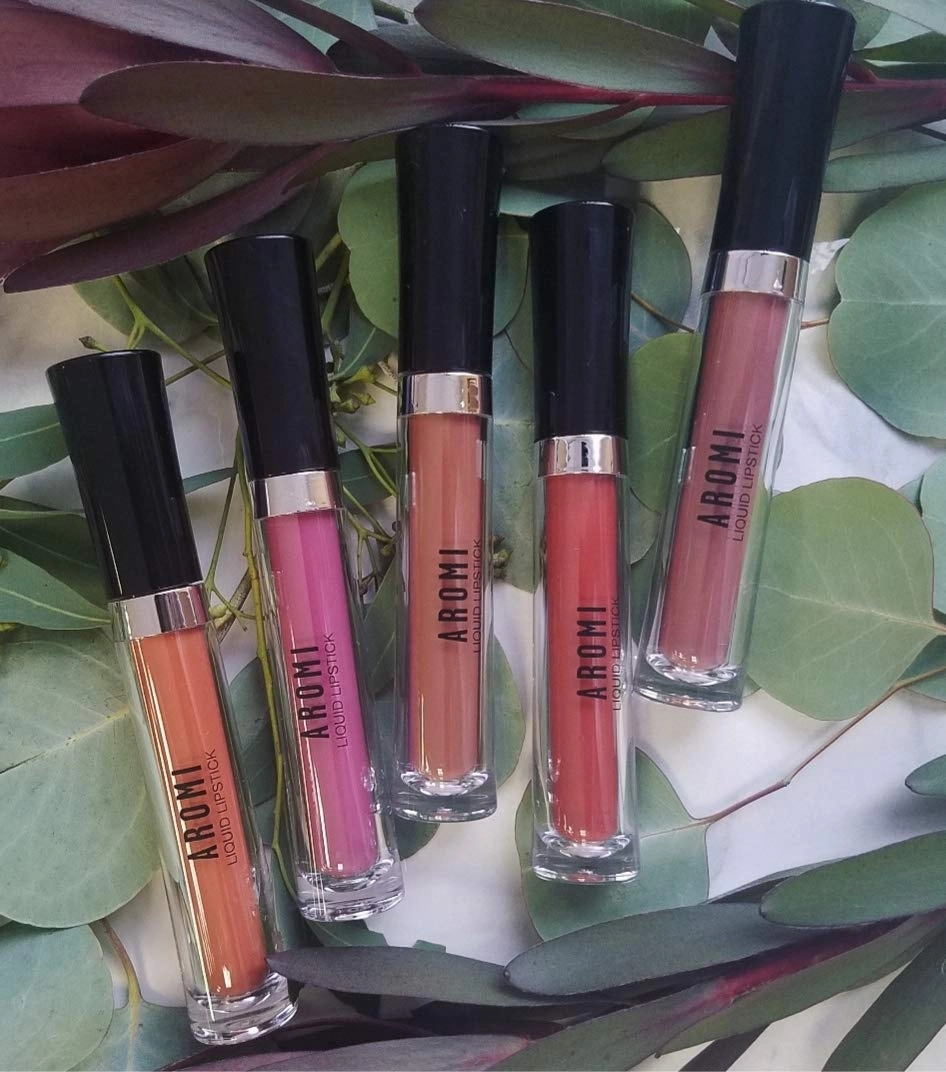 Aromi Matte Liquid Lipstick | Long-Lasting, Waterproof, Smear, Smudge   Transfer Proof, Nutmeg Orange Lip Color, Paraben, Phthalate,   Gluten Free (Burnt Pumpkin)