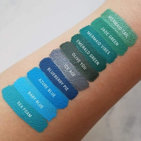 Aromi Matte Liquid Lipstick | Medium Blue Lip Color for Women, Long-lasting, Sky, Ocean Shade, Long Wear, Waterproof, Handmade (Azure Blue)