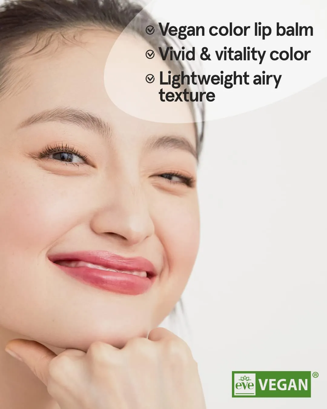 ATHÉ Authentic Airy Lip Balm 06 HAZE, Korean Vegan Color Lip Blam, Flake-Free Slim Fit Lips, Silky Powdery Finish & Air-like Blurring with Vibrant Colors, 0.11oz.