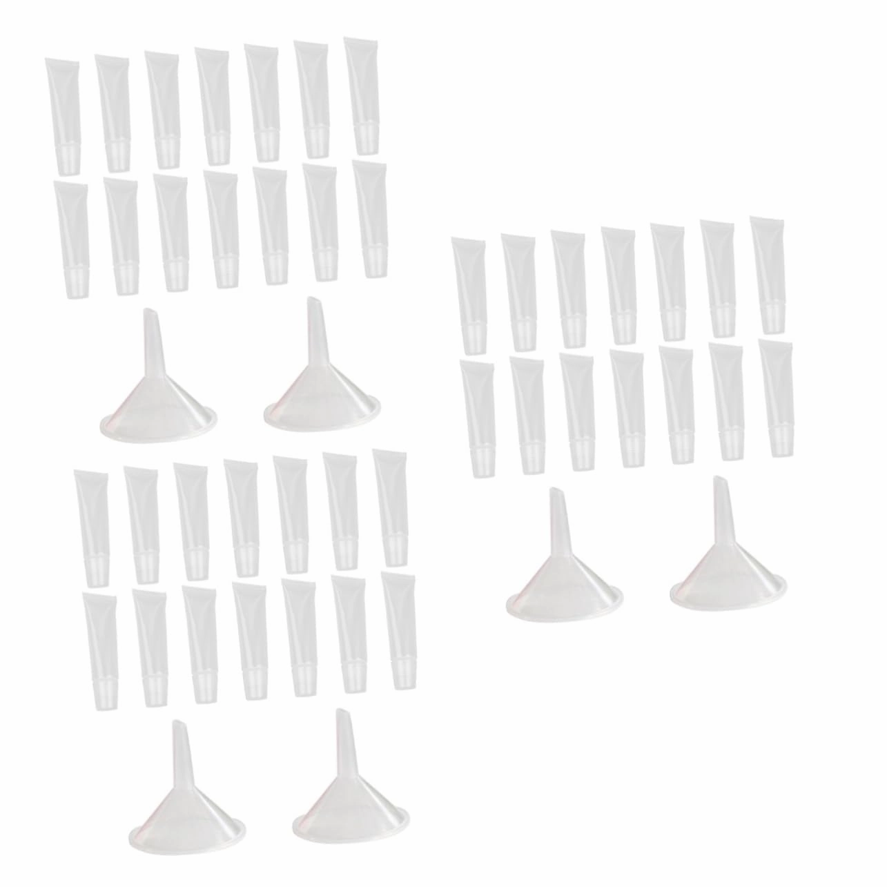 balacoo 3 Sets Lip Gloss Tube Clear Lip Gloss Lip Tint Hose Sample Packing Tubes Cosmetic Container Lip Balm Tube Refillable Tubes Travel Tubes Empty Makeup Container Bottled, 1153053TCVY