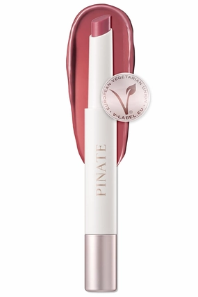 Bare Glow Peptide Melting Lip Balm 0.06 oz – Vegan Plumping Moisturizing & Hydrating Korean Makeup Lip Balm, Color Tinted Lip Stain for Softer Lips – Lip Gloss with Shimmer (#02 Mauveful)