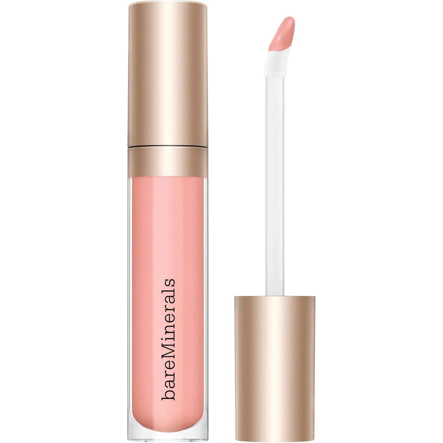 bareMinerals Mineralist Lip Gloss-Balm, Hydrating Lip Gloss   Balm Hybrid, Sheer Glossy Lip Balm, No Stickiness, Improves Lip Smoothness, Vegan
