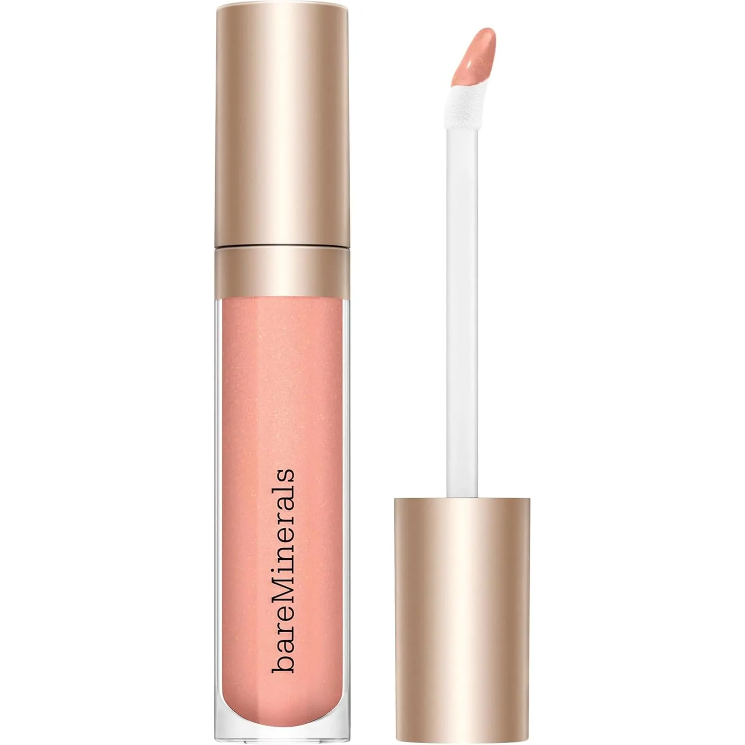 bareMinerals Mineralist Lip Gloss-Balm, Hydrating Lip Gloss   Balm Hybrid, Sheer Glossy Lip Balm, No Stickiness, Improves Lip Smoothness, Vegan