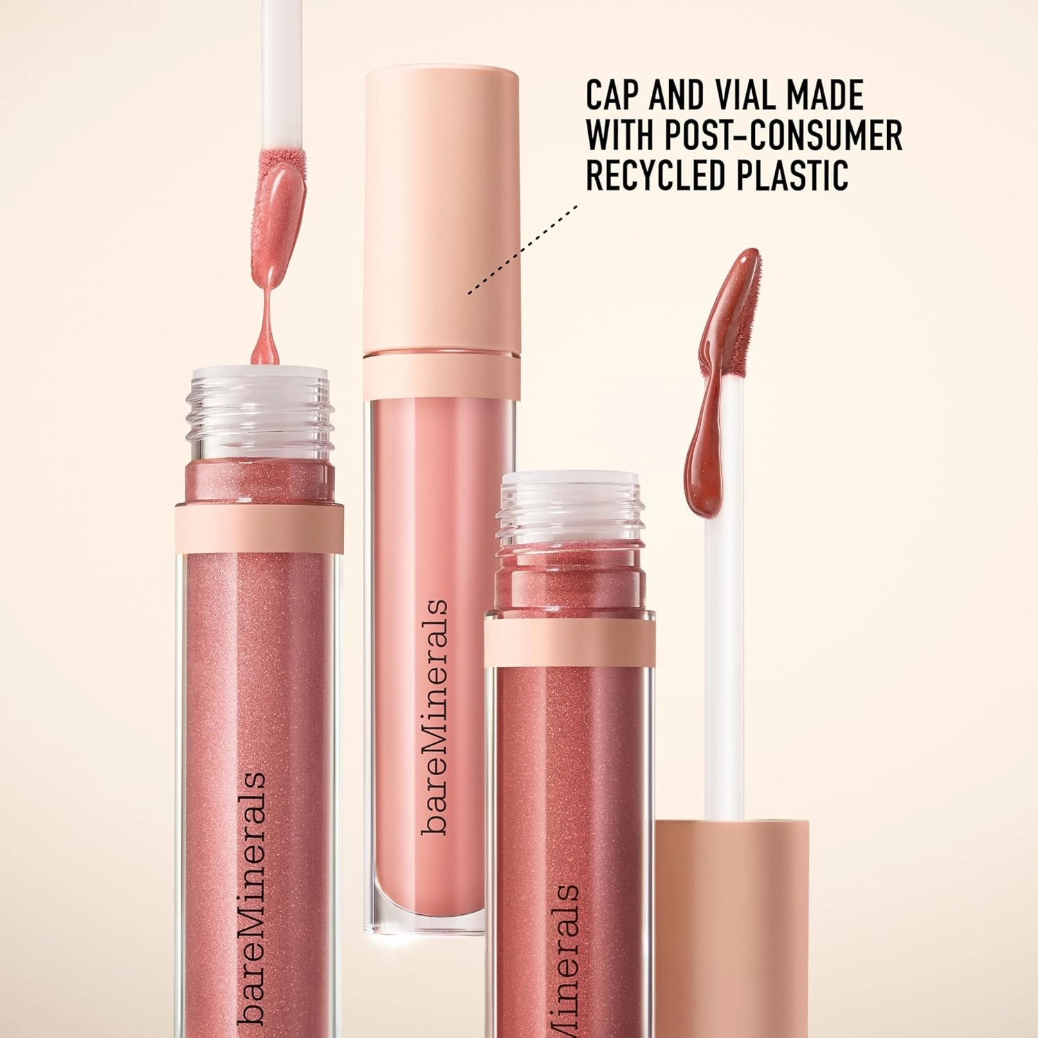 bareMinerals Mineralist Lip Gloss-Balm, Hydrating Lip Gloss   Balm Hybrid, Sheer Glossy Lip Balm, No Stickiness, Improves Lip Smoothness, Vegan