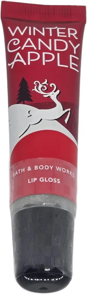 Bath & Body Works Shimmer Lip Gloss Winter Candy Apple .47oz