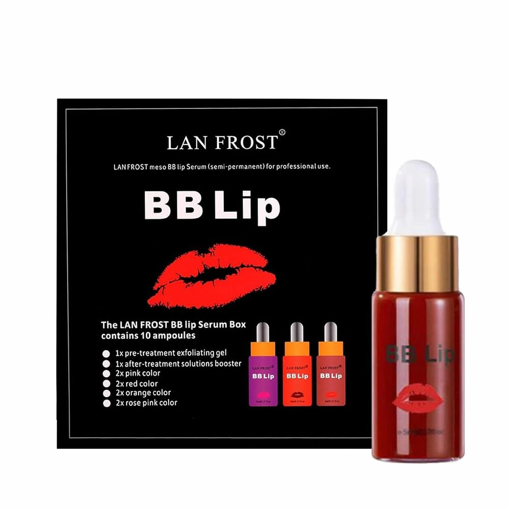 BB Lips Serum Kit, Semi Permanent Make-up Treatment, Lip Gloss BB Lip Serum for Lip