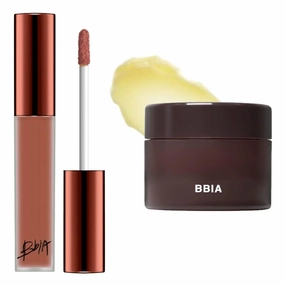 BBIA Last Velvet Lip Tint (#22 Mellow Note)   Vegan Shea Butter Lip Oil Balm BUNDLE SET