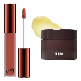 BBIA Last Velvet Lip Tint (#23 Romantic Note)   Vegan Shea Butter Lip Oil Balm BUNDLE SET