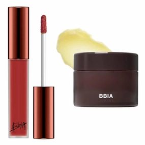 BBIA Last Velvet Lip Tint (#24 Trendy Note)   Vegan Shea Butter Lip Oil Balm BUNDLE SET