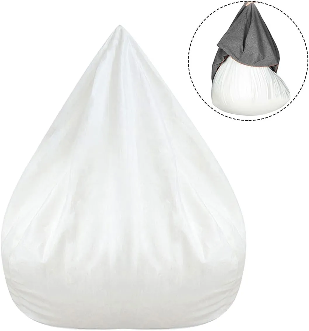 Bean Bag Inner Liner for Bean Bag Chair Lazy Sofa Easy Cleaning Removable Replacement Stocking Inner Liner with Zipper No Filler for Livingroom Bedroom Playroom 70x80cm 80x90cm 100x120cm (2, Medium)